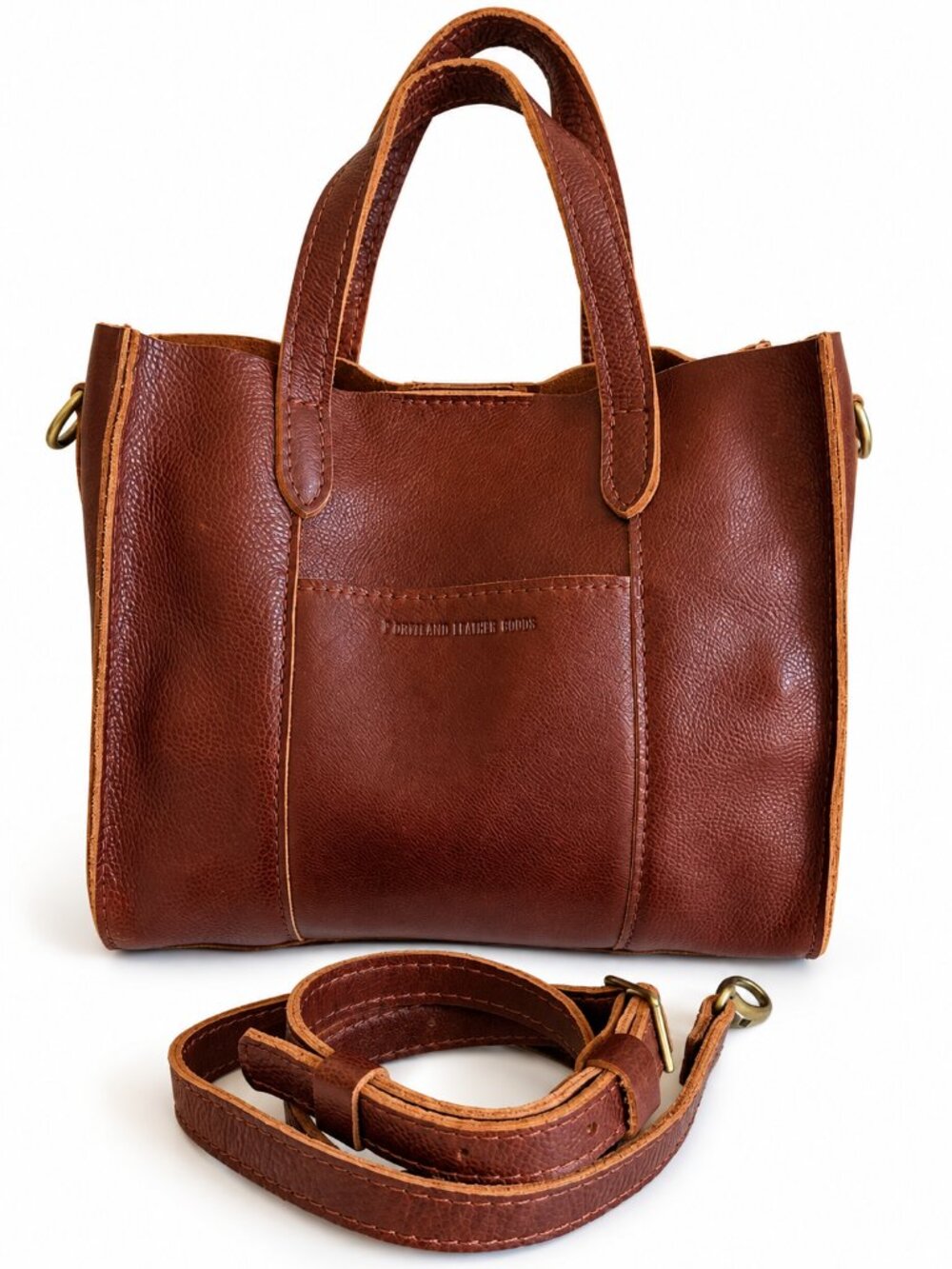 Portland Leather Lola Tote in Nutmeg